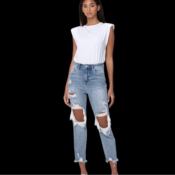 Distressed boyfriend Jeans- Cello - Picture 3 of 5